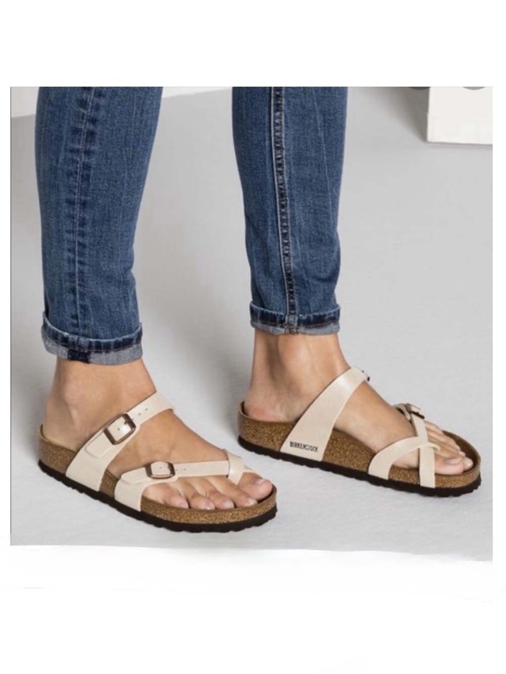 BIRKENSTOCK Mayari Pearl size 36 gently used